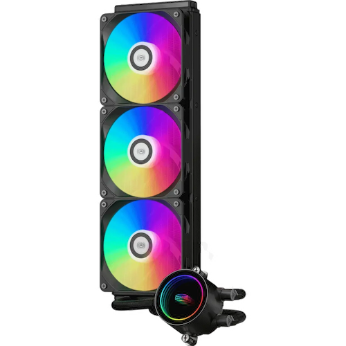 Водяное охлаждение PCCooler DA360 ARGB BK (DA360-BKAWXX-GL)
