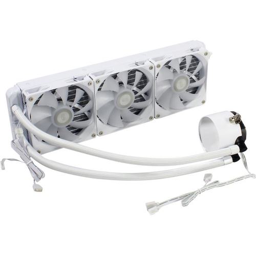 Водяное охлаждение PCCooler DA360 ARGB WH (DA360-WHAWXX-GL)