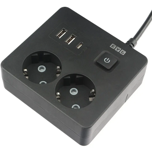 Удлинитель 3.5 кВт Power Cube PC-1B-2M
