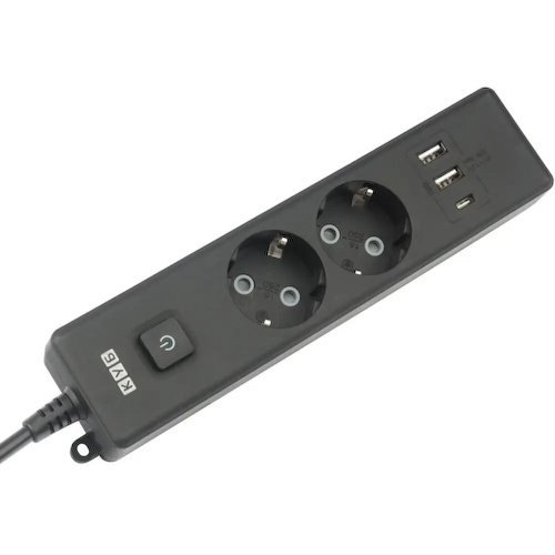 Удлинитель 3.5 кВт Power Cube PC-5B-2M
