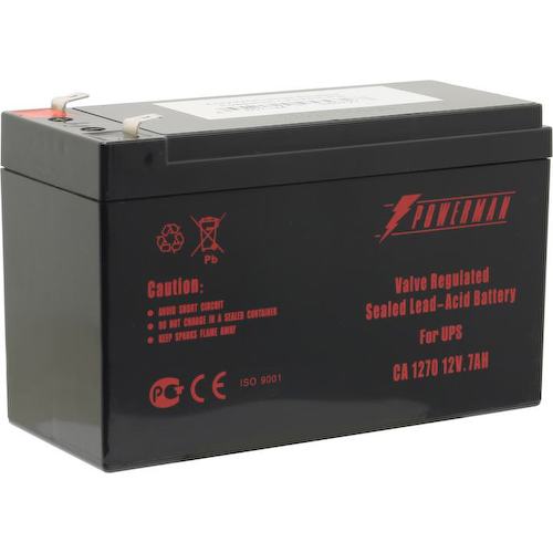 Аккумулятор для ИБП (батарея для UPS) PowerMan CA 1270 12В 7 Ач