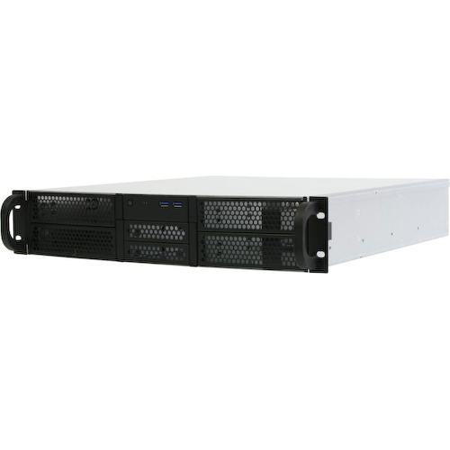 Серверный корпус 2U Procase RE204-D4H2-FM-55 MicroATX без БП