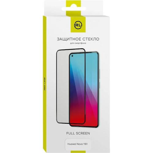 Защитное стекло Red Line для Huawei Nova Y61 Full Screen Tempered Glass Full Glue Black Frame УТ000033603