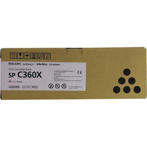 Картридж черный (или контейнер с черными чернилами) Ricoh SP C360X (суперэкономичный)
