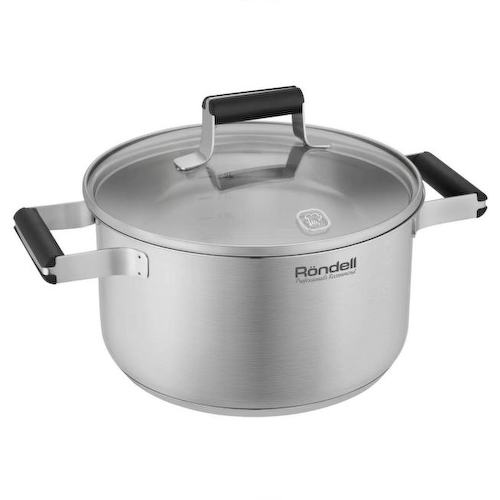 Кастрюля Rondell Bayoneta RDS-1807 3.1л. d=20см (с крышкой) стальной