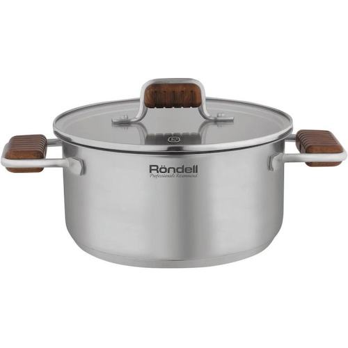 Кастрюля Rondell Fjord RDS-1791 3.2л. d=20см (с крышкой) стальной