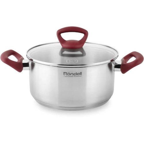Кастрюля Rondell Heidi RDS-1112 2л. d=18см (с крышкой) стальной
