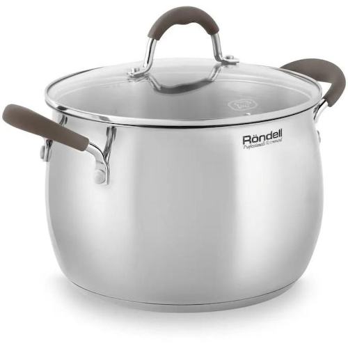 Кастрюля Rondell Konzept RDS-1230 6л. d=22см (с крышкой) стальной
