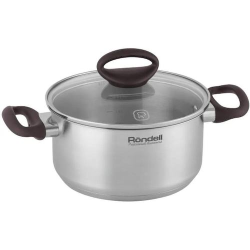 Кастрюля Rondell Tierno RDS-1591 2л. d=18см (с крышкой) стальной