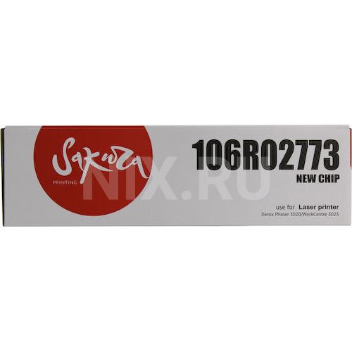 Картридж черный (или контейнер с черными чернилами) SAKURA 106R02773-N