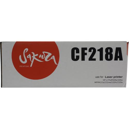Картридж черный (или контейнер с черными чернилами) SAKURA CF218A