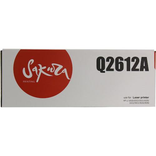 Картридж черный (или контейнер с черными чернилами) SAKURA Q2612A