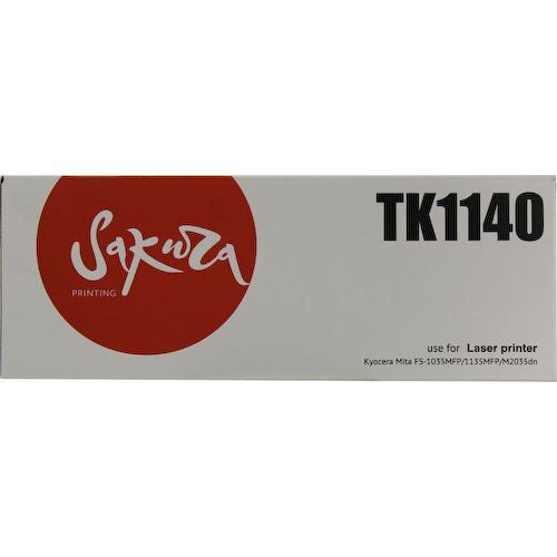 Картридж черный (или контейнер с черными чернилами) SAKURA TK-1140