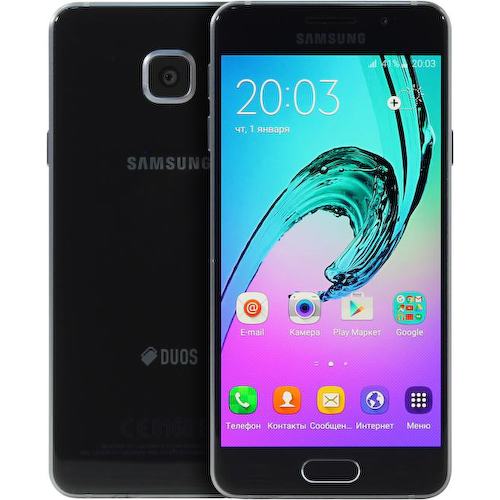 Смартфон Samsung Galaxy A3 (2016) SM-A310F Black 16 Гб Dual nano SIM