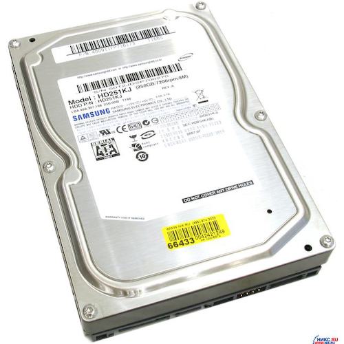 Жесткий диск 3.5" Samsung 250 Гб SpinPoint T166 HD251KJ 250 Гб SATA-II