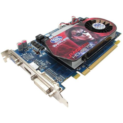 Видеокарта Sapphire HD 4670 1GB GDDR3 (HDMI On-board) RADEON HD 4670 1 Гб GDDR3