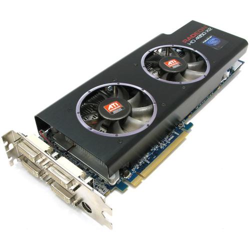 Видеокарта Sapphire HD 4850 X2 2G GDDR3 PCI-E RADEON HD 4850 X2 2 Гб GDDR3
