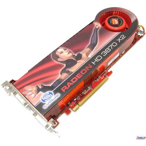 Видеокарта Sapphire RADEON HD3870 X2 RADEON HD 3870 X2 1 Гб GDDR3