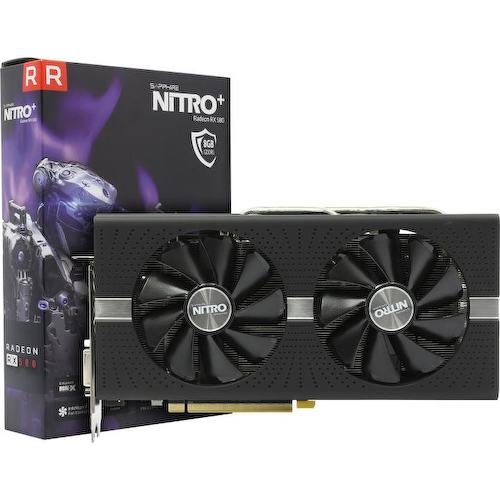 Игровая видеокарта Sapphire Nitro+ RADEON RX 580 Nitro+ Ver.BP RADEON RX 580 OC 8 Гб GDDR5