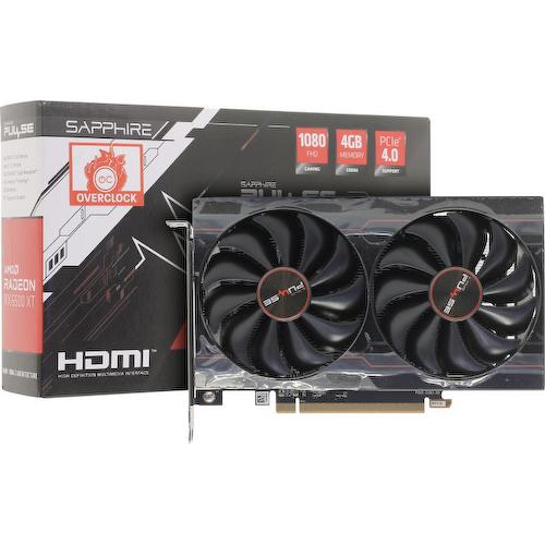 Игровая видеокарта Sapphire Pulse RADEON RX 6500 XT Gaming OC Pulse RADEON RX 6500 XT 4 Гб GDDR6