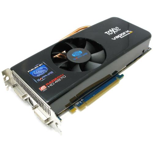 Видеокарта Sapphire TOXIC HD 4870 512MB GDDR5 PCI-E RADEON HD 4870 512 Мб GDDR5