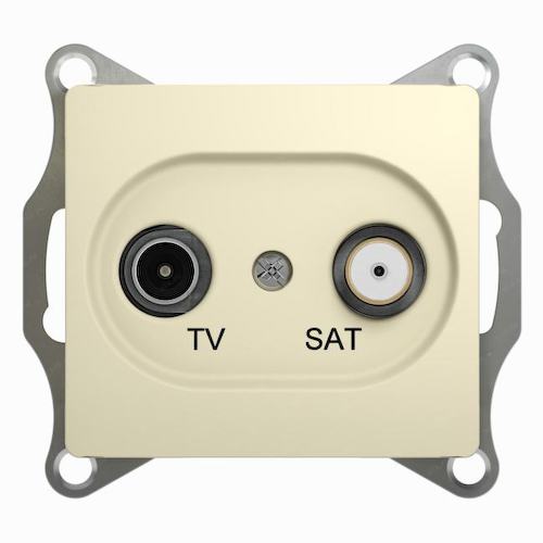 Розетка TV Schneider Electric Glossa GSL000297