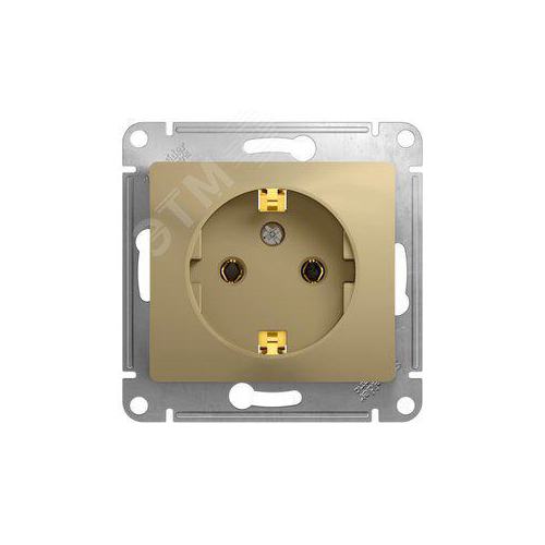 Розетка силовая Schneider Electric Glossa GSL000443
