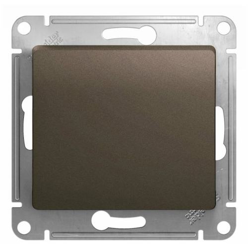 Переключатель Systeme Electric GSL000861 1-клавишный, сх.6, 10АХ шоколад