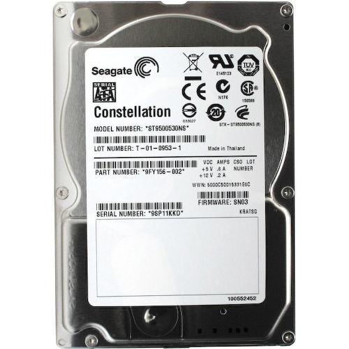 Жесткий диск 2.5" Seagate 500 Гб Constellation ST9500530NS 500 Гб SATA-II