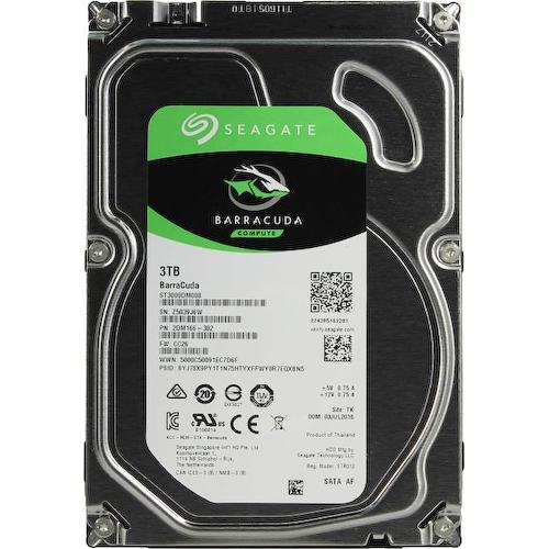 Жесткий диск 3.5" Seagate Barracuda 3 Тб ST3000DM008 SATA 6Gb/s (SATA-III)