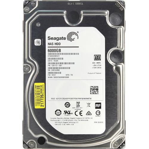 Жесткий диск 3.5" Seagate NAS HDD 6 Тб ST6000VN0021 SATA 6Gb/s (SATA-III)