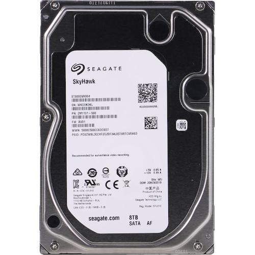 Жесткий диск 3.5" Seagate SkyHawk Surveillance 8 Тб ST8000VX004 SATA 6Gb/s (SATA-III)