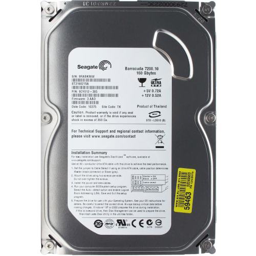 Жесткий диск 3.5" Maxtor 160 Гб Barracuda 7200.10 ST3160215A/DiamondMax 21 160 Гб IDE