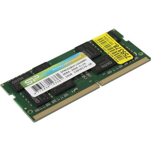 Модуль памяти Silicon Power <SP016GBSFU266B02> SO-DIMM DDR4 1x 16 Гб <PC4-21300>