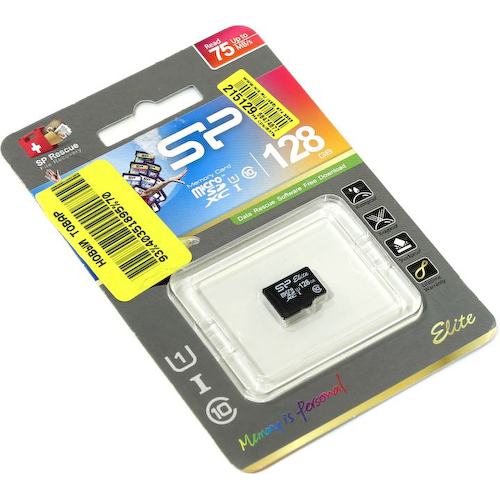 Карта памяти Silicon Power Elite SP128GBSTXBU1V10 microSDXC 128 ГБ