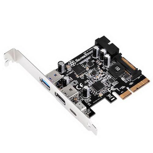 SilverStone <SST-ECU05> (RTL) PCI-Ex2, USB3.0 2 port-ext, USB-C1 port-ext
