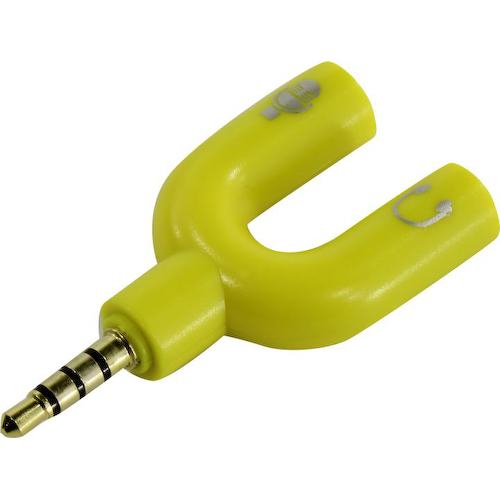 Переходник 4-pin Jack 3.5-M -> 2 x Jack 3.5-F SmartBuy A217