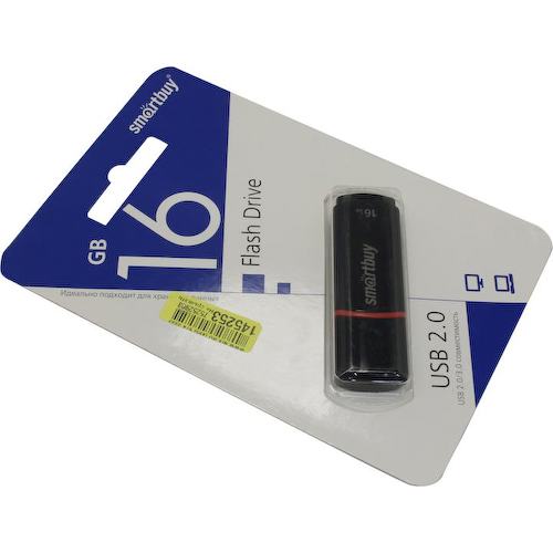 Флешка SmartBuy Crown SB16GBCRW-K USB 16 ГБ