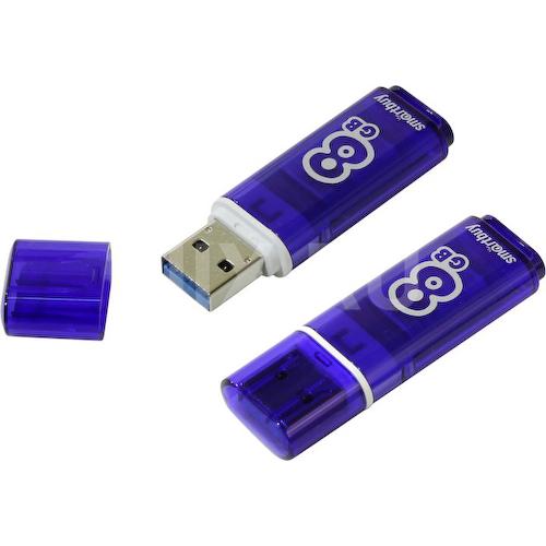 Флешка SmartBuy Glossy SB8GBGS-DB USB 8 ГБ