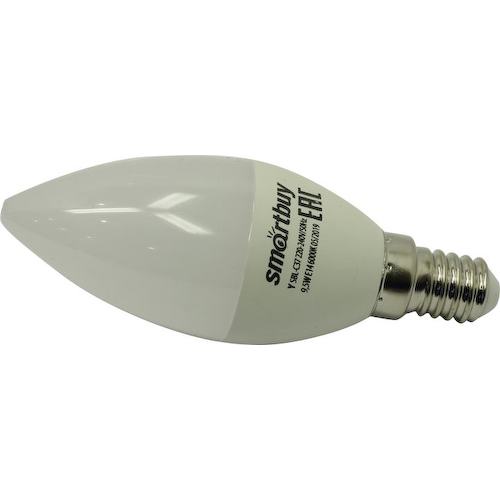 Лампа светодиодная SmartBuy SBL-C37-9_5-60K-E14