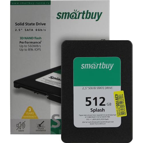 SSD SmartBuy Splash 2019 <SBSSD-512GT-MX902-25S3>