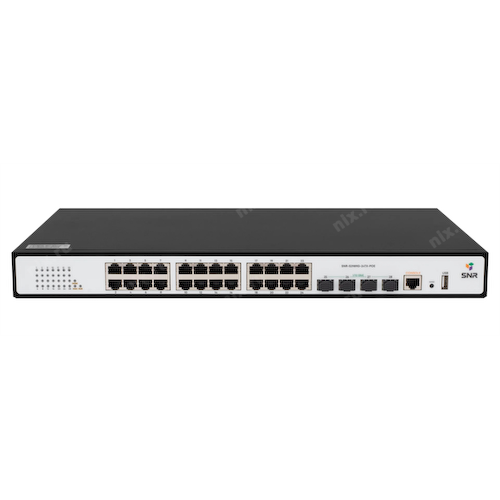 SNR <SNR-S2989G-24TX-POE> Управляемый коммутатор (24 x 1 Гбит/с, 4 x SFP+)