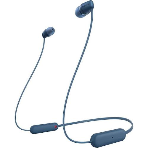 Наушники с микрофоном Sony WI-C100 Blue