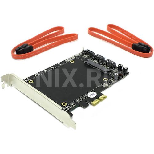 SATA RAID контроллер St-Lab PCI-E SSD+SATA 6G adapter A-550 PCI Express