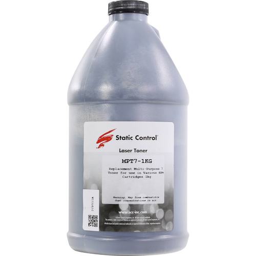 Тонер черный Static Control MPT7-1KG