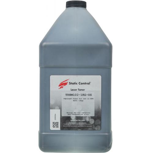 Тонер черный Static Control TRHM102-1KG-OS