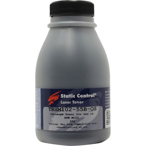 Тонер черный Static Control TRHM102-55B-OS