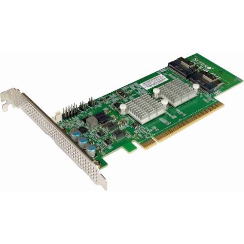SuperMicro AOC-SLG4-4E4T-O NVMe контроллер/ 4-Port Retimer, x16 PCIe Gen 4,RoHS