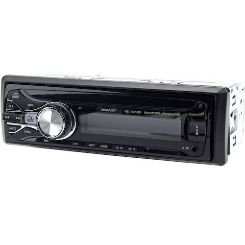 SWAT <MEX-1042UBG> Автомагнитола (1DIN, 4x50W, FM, USB, SD, BT)