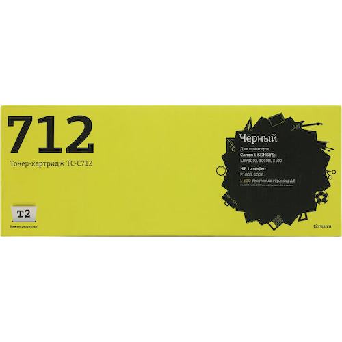 Картридж черный (или контейнер с черными чернилами) T2 TC-C712